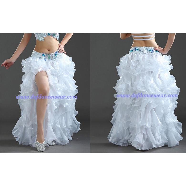 ベリー ダンス 縦フリル 豪華 衣装 スカート 8色 : Costume Shop ベリー ダンス 縦フリル 豪華 衣装 スカート 8色 : Costume Shop