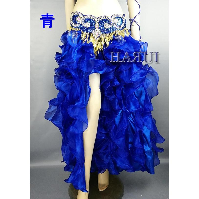 ベリー ダンス 縦フリル 豪華 衣装 スカート 8色 : Costume Shop ベリー ダンス 縦フリル 豪華 衣装 スカート 8色 : Costume Shop