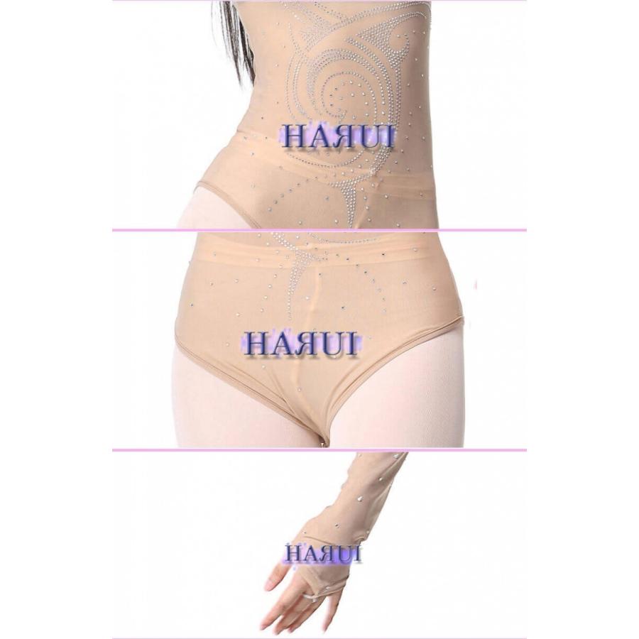 ベリー ダンス ストーン ビジュ 付 インナー レオタード B 柄有 |  | 03