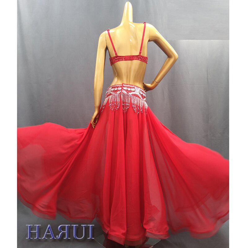 【新品】ビーズゴージャス ブラベルトセット レッド しずく形 ビーズ ブラ ベルト 上下2点セット 赤 : Costume Shop