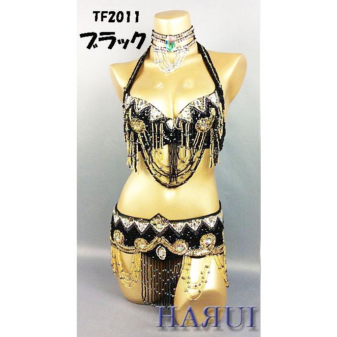 ベリーダンス 衣装 ブラ ベルト セット 黒 : Costume Shop HARUI ベリーダンス 衣装 ブラ ベルト セット 黒 : Costume Shop HARUI