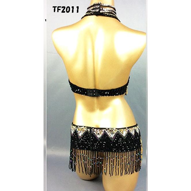 ベリーダンス 衣装 ブラ ベルト セット 黒 : Costume Shop HARUI ベリーダンス 衣装 ブラ ベルト セット 黒 : Costume Shop HARUI