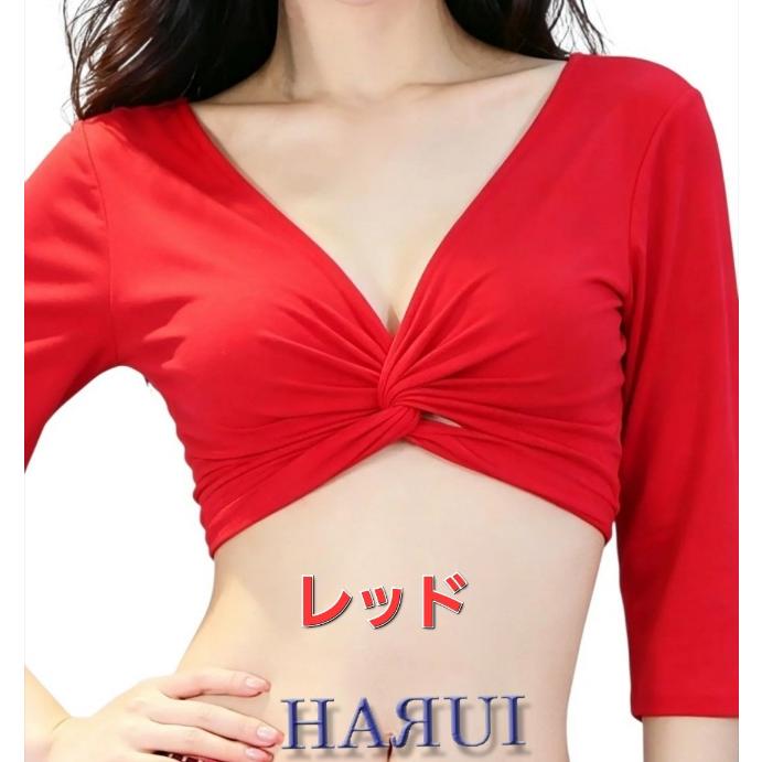 新入荷 ベリーダンス トップス 7分袖 レッスン チョリ 9色 |  | 01
