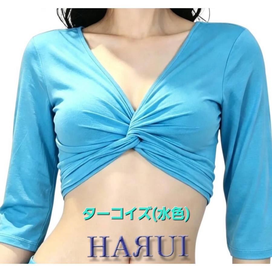 新入荷 ベリーダンス トップス 7分袖 レッスン チョリ 9色 |  | 04