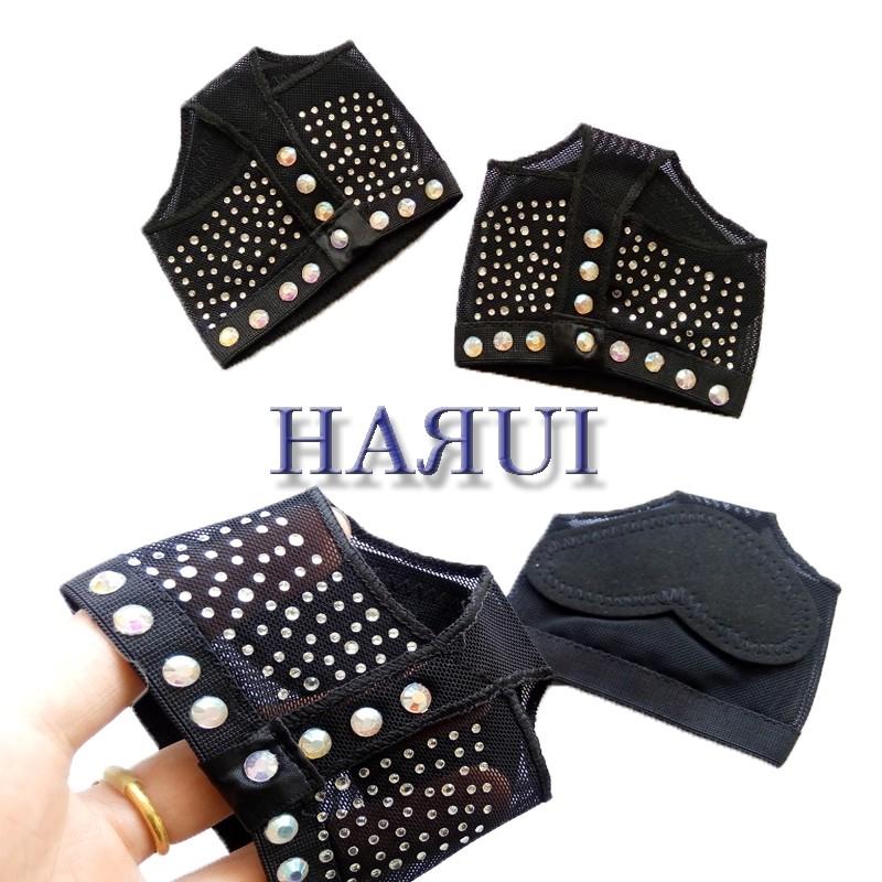 ベリー ダンス ビジュ ストーン付 足先 カバー シューズ 2枚セット ヒョウ ゼブラ 黒 ベージュ |  | 06