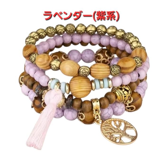 新入荷 木製ビーズ ブレスレット ベリーダンス ジプシー イベント |  | 06