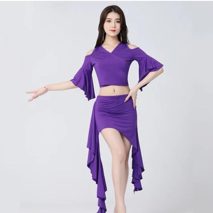 ベリーダンス 衣装一式4点+未使用チョリ aidanceshop_sz009-pusai