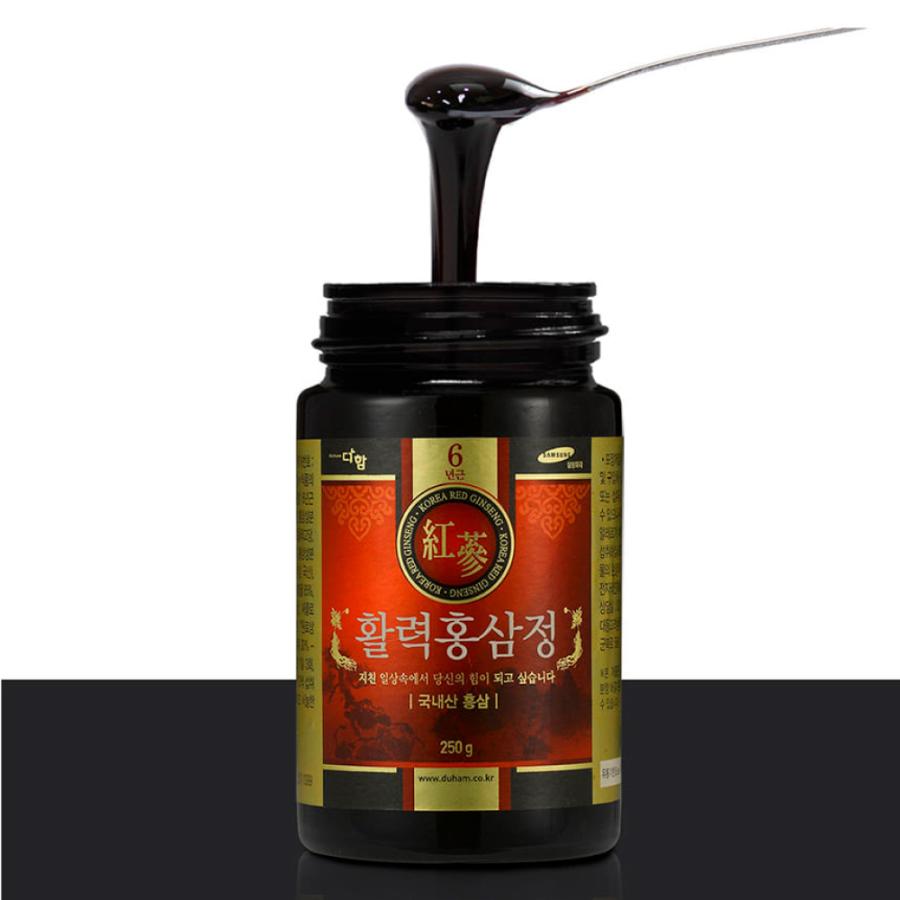 韓国 6年根 発酵紅参 紅参精365 高麗人参濃縮液 - 健康