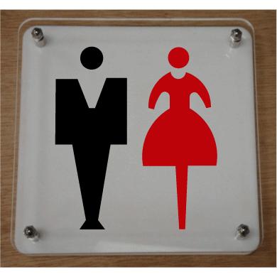 トイレマーク 女子便所 女子トイレ トイレプレート 二層式 透明 トイレマーク トイレプレート 便所お手洗い化粧室看板サイン W S 014 Toumei 春川工芸 通販 Yahoo ショッピング