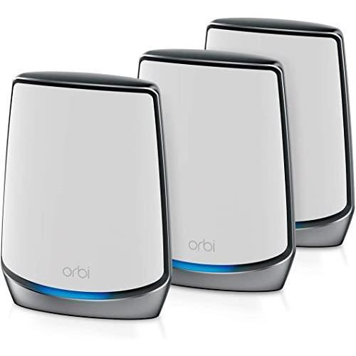 NETGEAR Orbi 8 AX6000 トライバンドメッシュ WiFi システム 3台セット