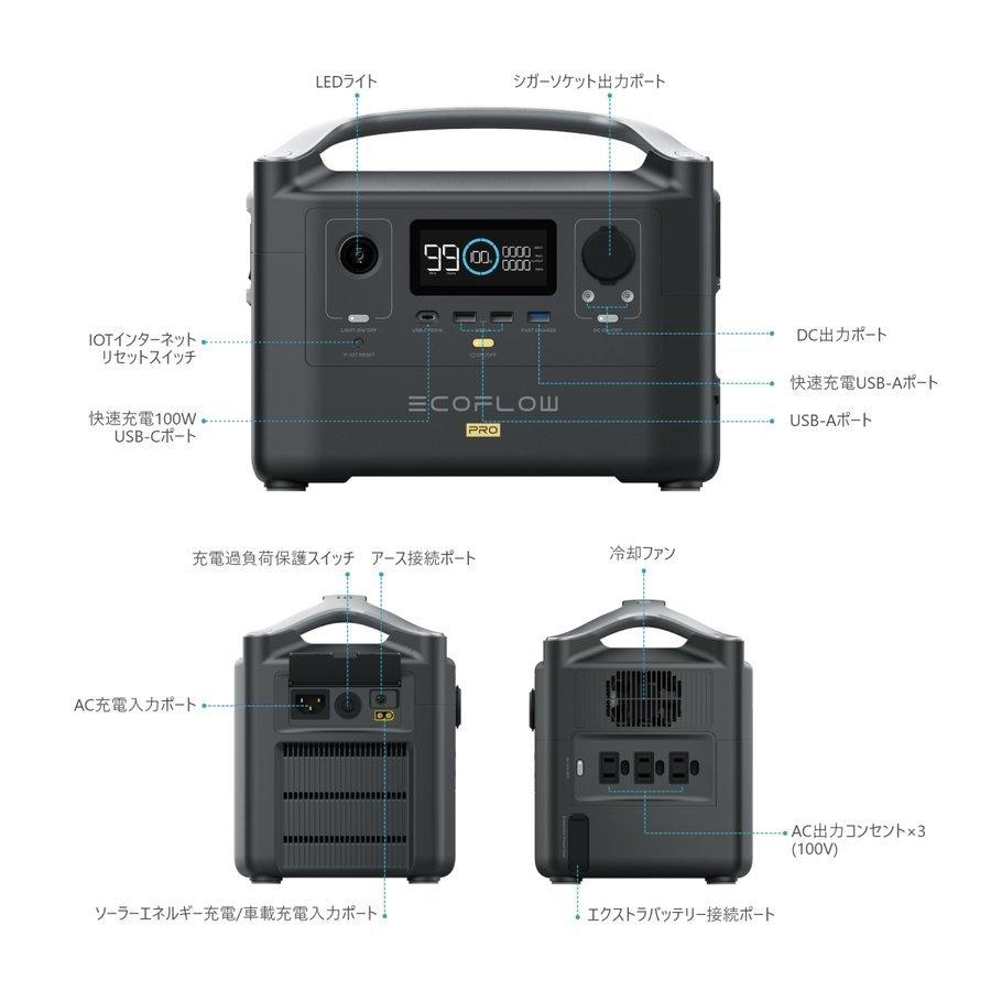 ECOFLOW ポータブル電源 大容量 EcoFlow RIVER Pro 720Wh ECOFLOW ポータブル電源 大容量 EcoFlow RIVER Pro 720Wh