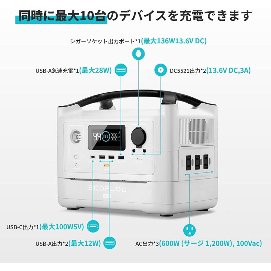 ECOFLOW エコフロー RIVER-MAX-PLUS-JP RIVER Max Plus ポータブル電源