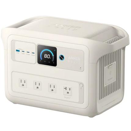 新品 Anker Solix C1000 Plus ホワイト A1765521 Anker Solix C1000 Plus ポータブル電源 オフホワイト A1765521