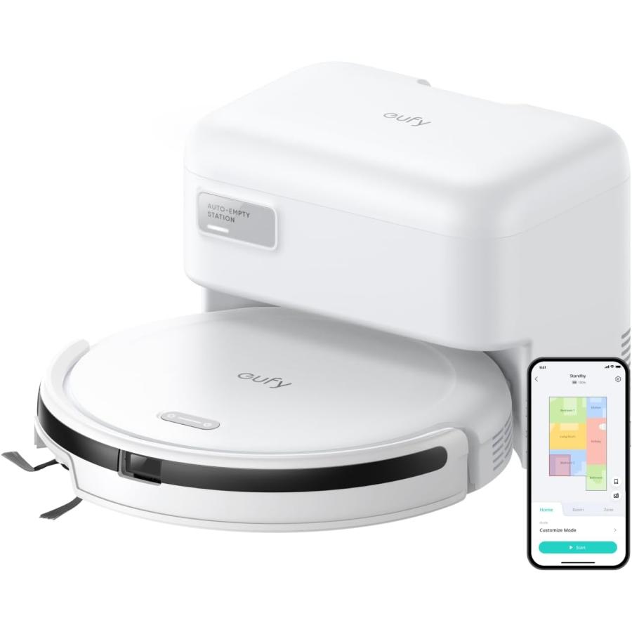 Anker Eufy Robot Vacuum Auto-Empty C10 ロボット掃除機 ホワイト