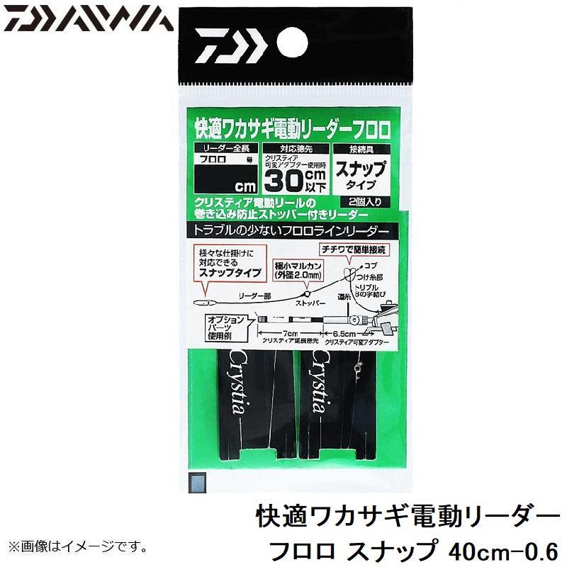 ワカサギ仕掛け リーダー 快適ワカサギ電動リーダー ダイワ DAIWA SSスイベル スナップ PE フロロ｜haruki-store0212｜06