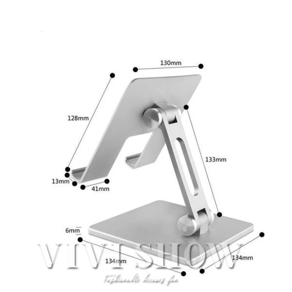 タブレット スタンド iPad スタンド ipad pro アルミ ホルダー iPhone スマホ スタンド 卓上 折りたたみ デスク台 置き台 iPad stand 角度高さ調整可能｜harumart｜02