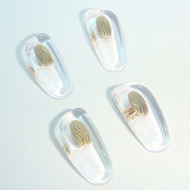 メール便で送料無料 メガネパット サンニシム 鼻パッド シリコンタイプ