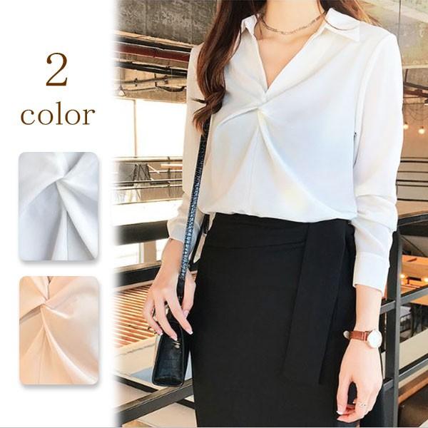 ファッション 濃いピンク系統 トップス シフォン シャツ ブラウス シンプル Vネック 長袖 レディース Pzuyqn0hyz Startuup Fr