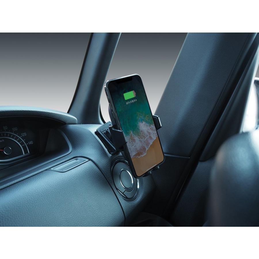 N Box 専用スタンド スマホ 車載ホルダー ビートソニック N Box専用スタンドセット Bsa19 Qi対応 ワイヤレス充電 電動式アーム 自動開閉 急速充電 N Box Bsa19 Haru Online Store 通販 Yahoo ショッピング