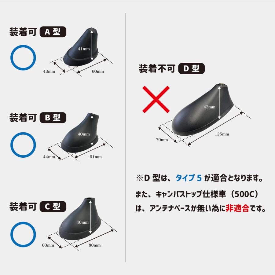 イブデザイン オリジナル商品】フィアット 500/500S専用 デザイン