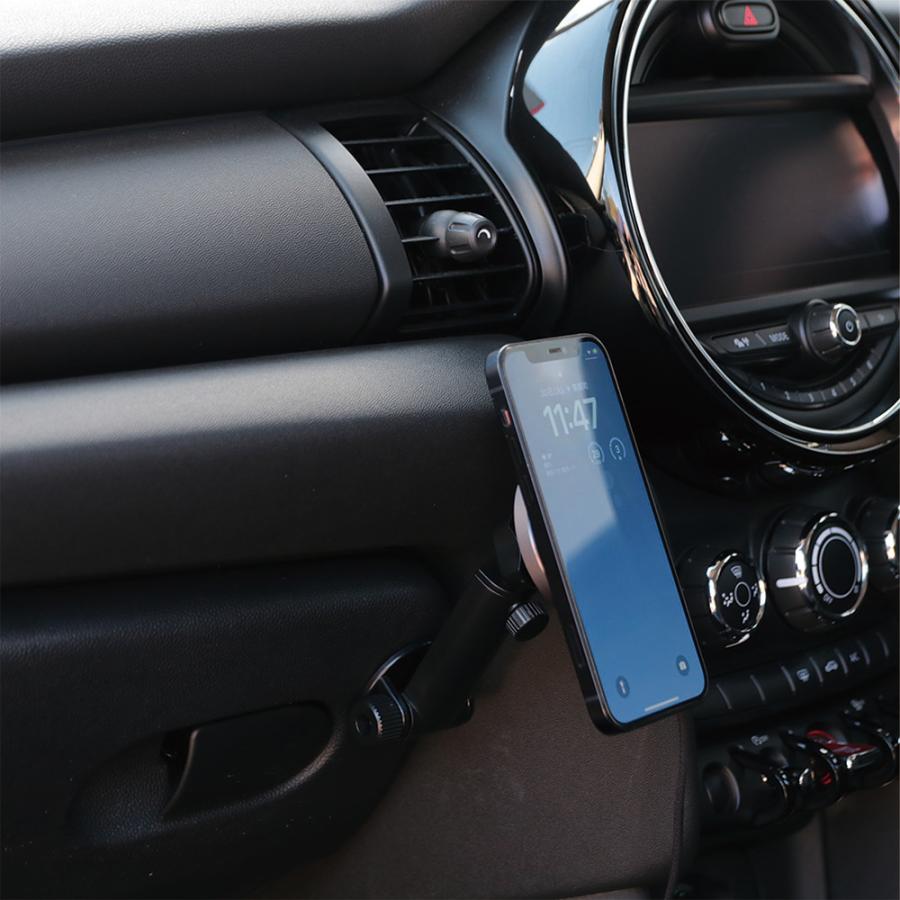 BMW MINI F55/F56/F57 右ハンドル車専用 ワイヤレス充電（Qiマグネット