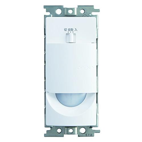 東芝ライテック　WIDE-i　人感スイッチ　ニューホワイト　トイレ壁付形　屋内換気扇遅動用　WDG8062