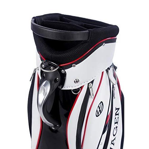 LEZAX(レザックス) キャディーバッグ Volkswagen キャディバッグ VWCB-9252 ホワイト キャディバッグ