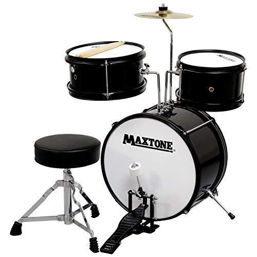 匿名配送 MAXTONE ジュニア ドラムセット MX-60 ブラック 【Q2375641222】(12049円)