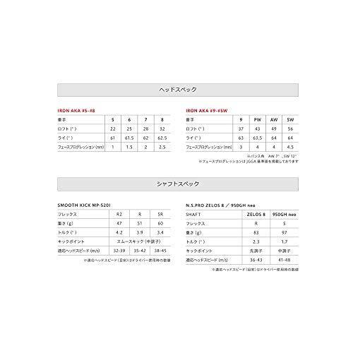 【早い者勝ち！】 オノフアイアン5本セット(#6~PW) AKAN.S.PRO ZELOS 8 R- 【GMS1805515331】(63792円)