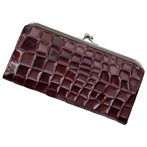 レガーレ ステンドグラス がま口 ギャルソンタイプ ギャルソンタイプ 長財布 財布 ボルドー レディース がま口 ボルドー 使い