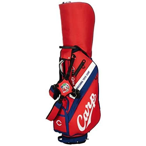レザックス キャディバッグ 広島東洋カープ 9.5型スタンドバッグ レッド HCCB-1438 5型スタンドバッグ