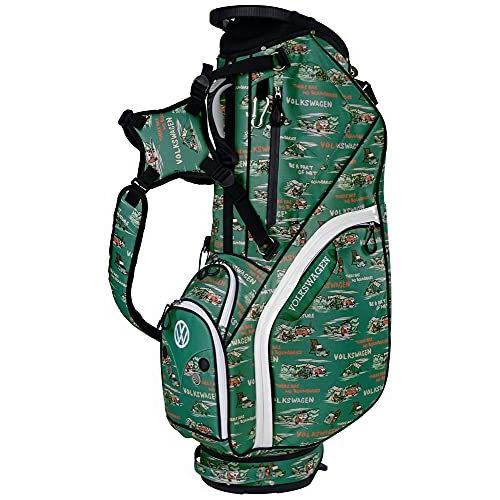 レザックス キャディバッグ フォルクスワーゲン 9.5型スタンドバッグ グリーン VWCB-1413 5型スタンドバッグ