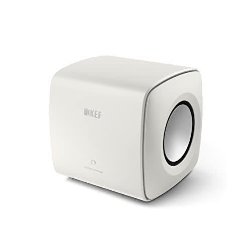 KEF KC62 サブウーファー / 1，000ワット / クラスDアンプ搭載 / 6.5インチフォースキャンセリングドライブユニット / ホワイト white