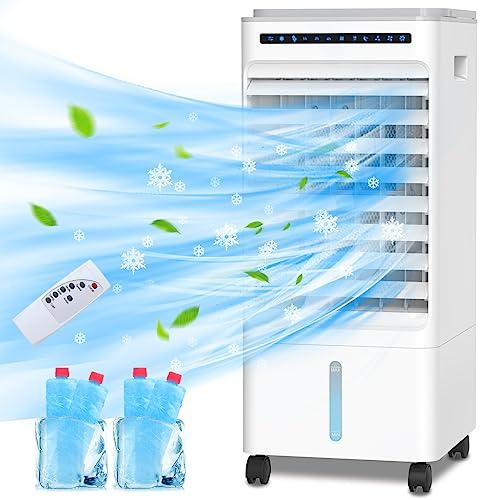 冷風扇 冷風機 冷風扇風機 強力 【上部給水式 ダブル水タンク】イオン