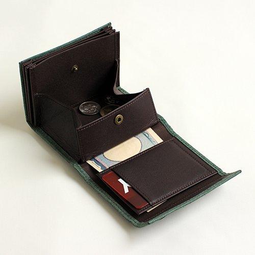 エムピウ M クアドレッティ 二つ折り財布 Millefoglie P25