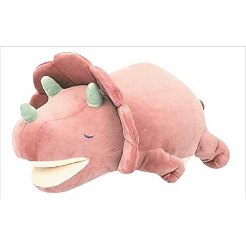 りぶはあと 抱き枕 プレミアムねむねむアニマルズ かむかむズ トリケラトプスのトリケラ Big抱き枕すやっと眠るどうぶつたち もちっとした触り心地で大人 A B08khx1ssm 2705 りぶはあと 全長約100cm 60 A B08khx1ssm 2705 60 春爛漫3号店