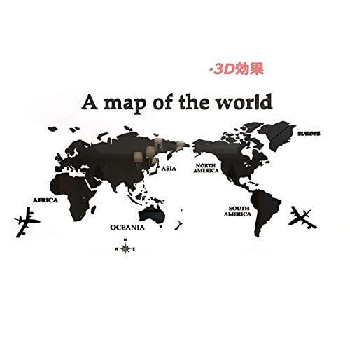 お気にいる Pflife ウォールステッカー 世界地図 3d 壁紙 Diy 飾り はがせる 壁装飾 おしゃれ シール 防水 壁 ホーム キッチン ウォールステッカー Www We Job Com