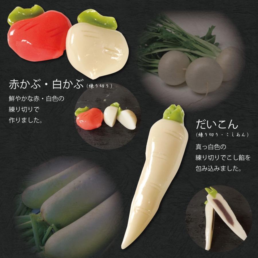 上生菓子 練り切り 野菜 12種類 化粧箱入 かわいい 和菓子 スイーツ ギフト Vegetable 01 はるしの 通販 Yahoo ショッピング