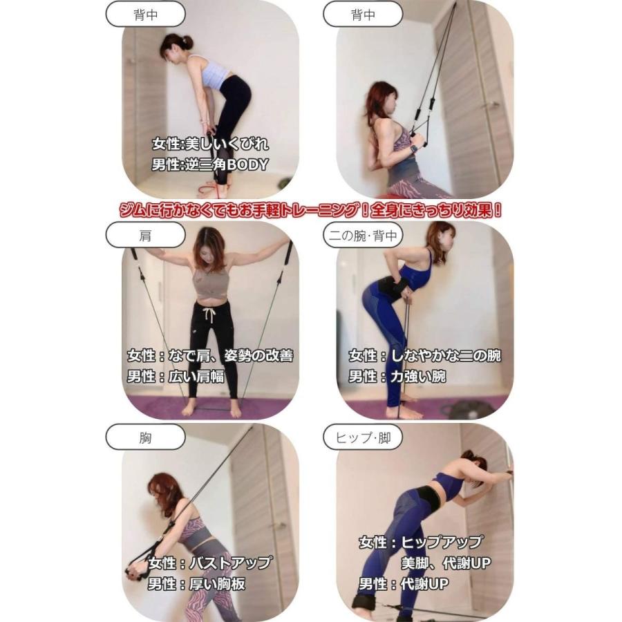 エクササイズバンド トレーニング チューブトレーニングチューブ チューブトレーニング 筋トレチューブ フィットネスチューブヨガシェイプアップリハビリテーション 超強化版天然ラテックス製 5レベル負荷強度別5本 男女兼用 説明書付 お礼や感謝伝えるプチギフト