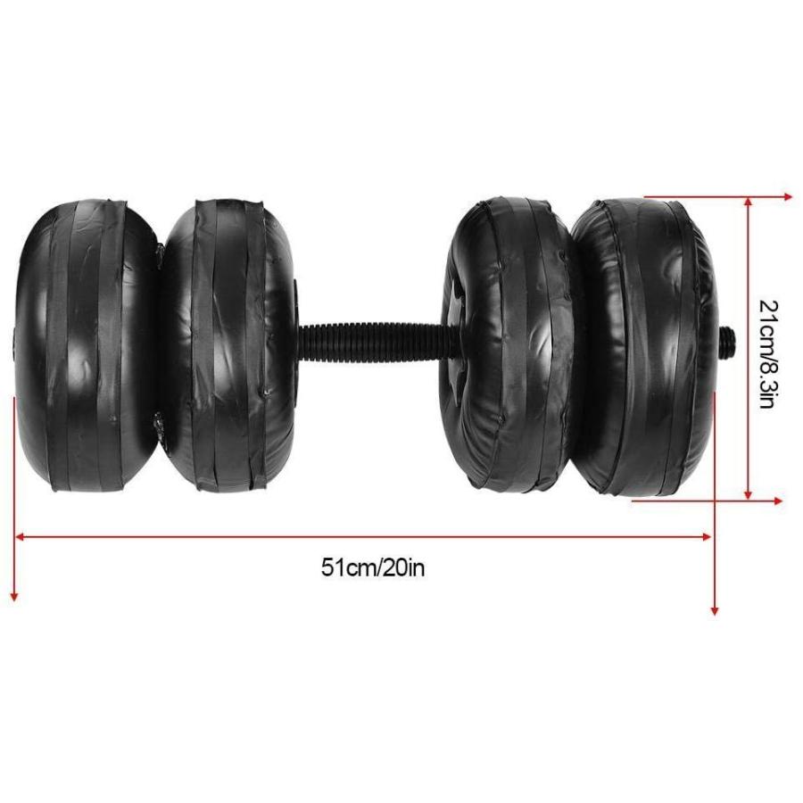熱い販売 ウォーターダンベ 男女兼用 フィットネス エクササイズ 調節可能 最大25kg 大容量 筋トレ 筋力トレーニング Delaman 水ダンベル ダイエット器具 Sorea Ir