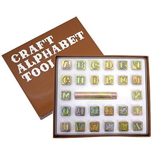 売り切れ必至 クラフト社 革工具 アルファベット刻印セット 13mm 01 正規激安 Turningheadskennel Com