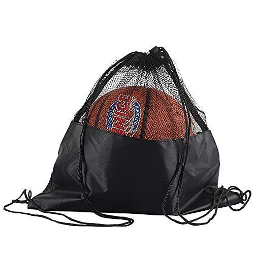 SHULLIN 【人気沸騰】 ボールバッグ サッカーポーチバッグ 100％本物保証 バスケットボールバッグ メッシュボールバッグ バレーボール バスケットボール サッカー