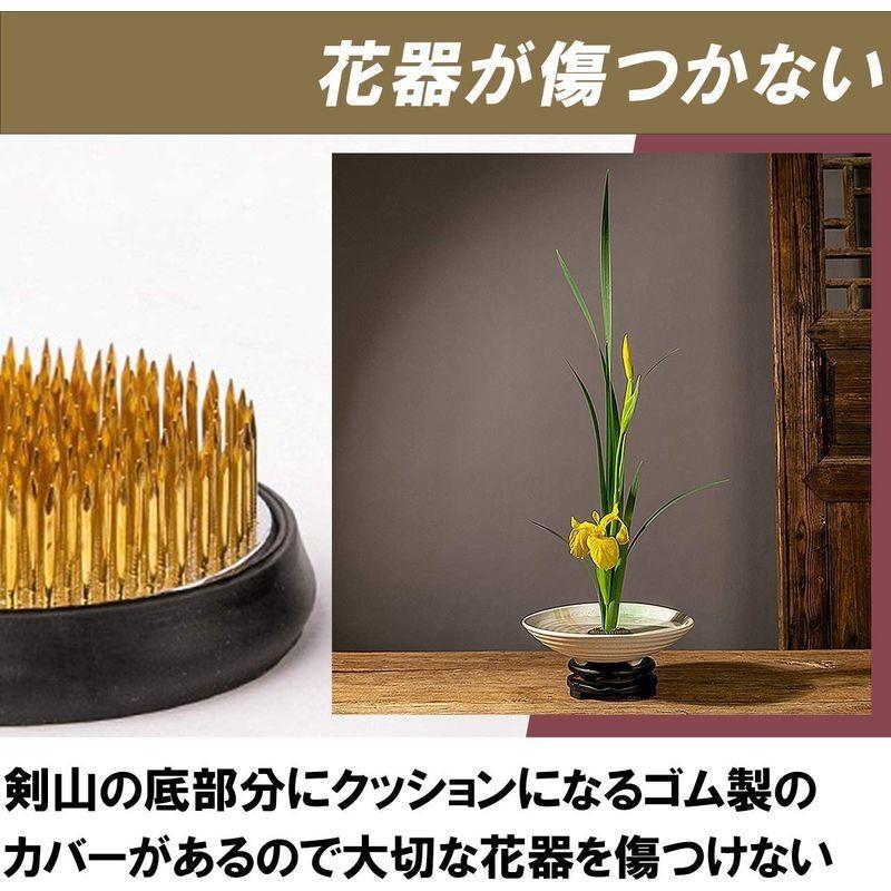 Hamilo 剣山 3点セット お花 ゴムカバー付き フラワーアレンジメント 丸形 生け花 華道 楽天スーパーセール 丸形