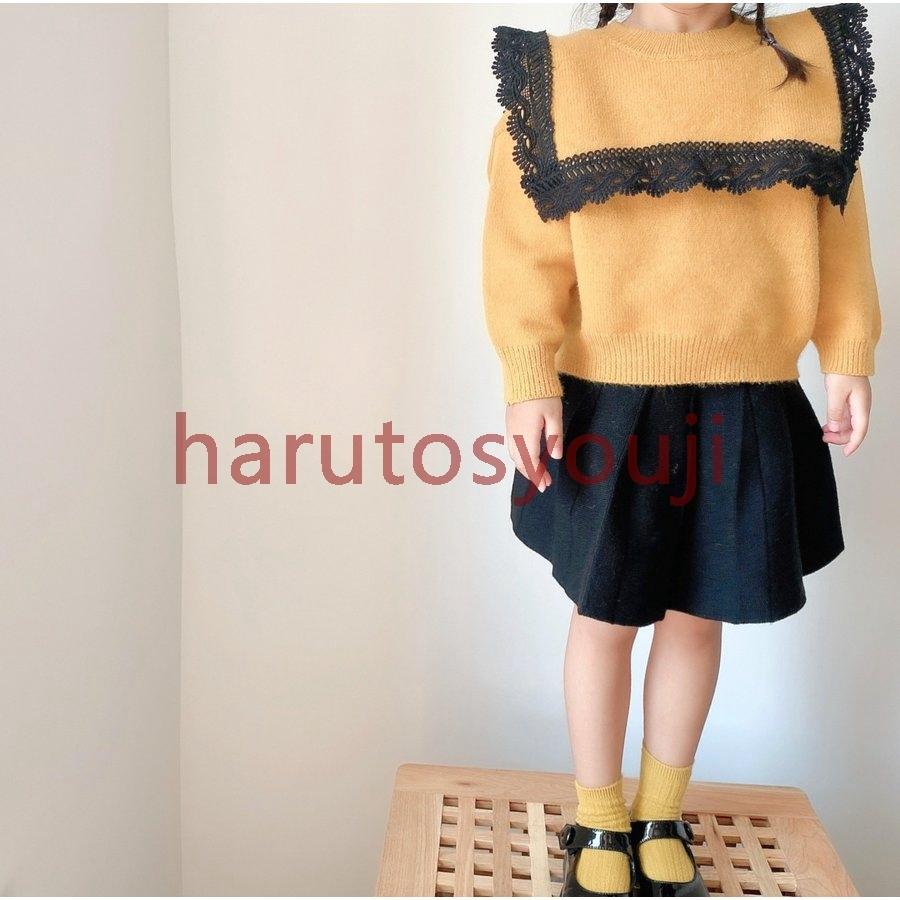キッズスカート韓国子供服スカートミニスカート子供女の子プリーツスカートニットハイウエストショート丈おしゃれ可愛い学生服制服発表会通学 16春夏 新作