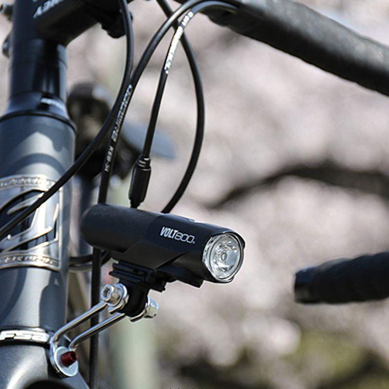 自転車 かご ライト取り付け cateye