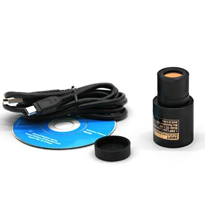 新製品情報も満載 超格安価格 SWIFT 顕微鏡デジタル接眼レンズ 電子アイピース 生物顕微鏡対応 130万画素 1.3MP HD USB2.0 カメラ EP1 kurzklick.de kurzklick.de