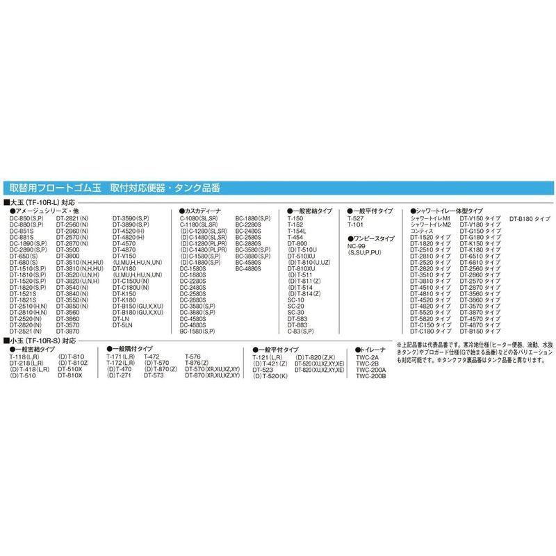 LIXIL(リクシル) INAX 取替用フロートゴム玉(小) 55mm TF-10R-S :20220113182854-00131:春和堂 - 通販  - Yahoo!ショッピング