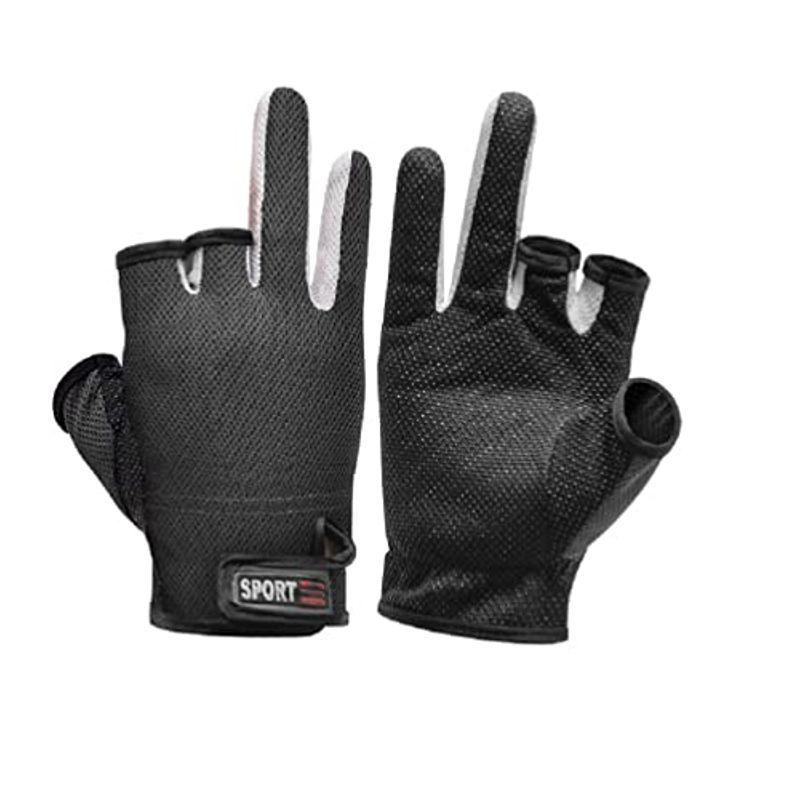 人気ブランドの フィッシンググローブ 釣り用手袋 ３本出し 釣り用グローブ 釣道具 日焼け止めグローブ 通気性 滑り止め 吸湿発散性 防寒 作業 男女兼用 Materialworldblog Com