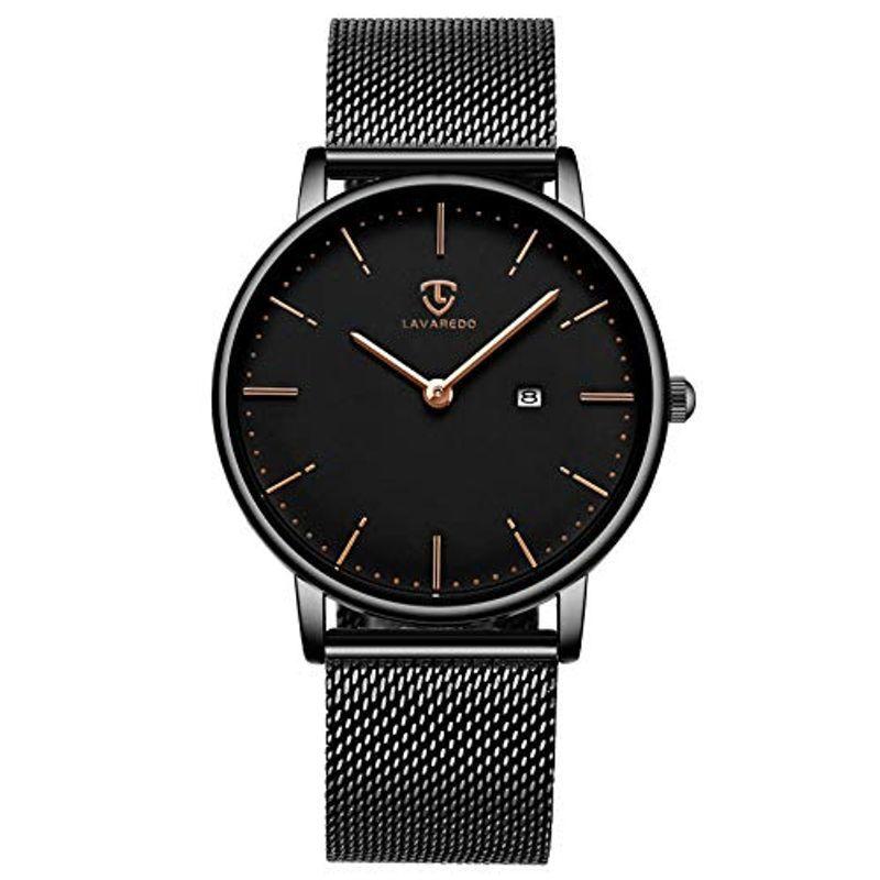 新品 Ben Nevis 腕時計 メンズ シンプル おしゃれ 薄型 カジュアル 日付表示 防水 アナログ クォーツ時計 メッシュ バンド ブラック