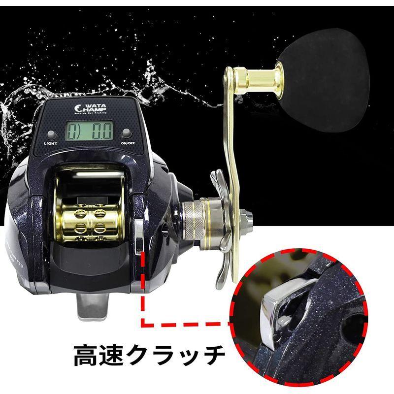22正規激安 右 ベイトリール Pro 0 Shot ドロップショットプロ Drop ワタチャンプ Watachamp カウンター付き 防 Led ベイトリール ルアー用 Michiganestateplanning Com